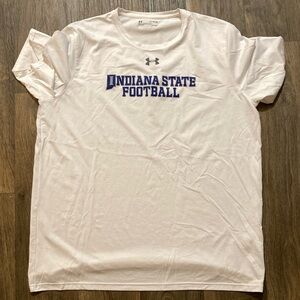 Under Armour White Short Sleeve Performance Tee